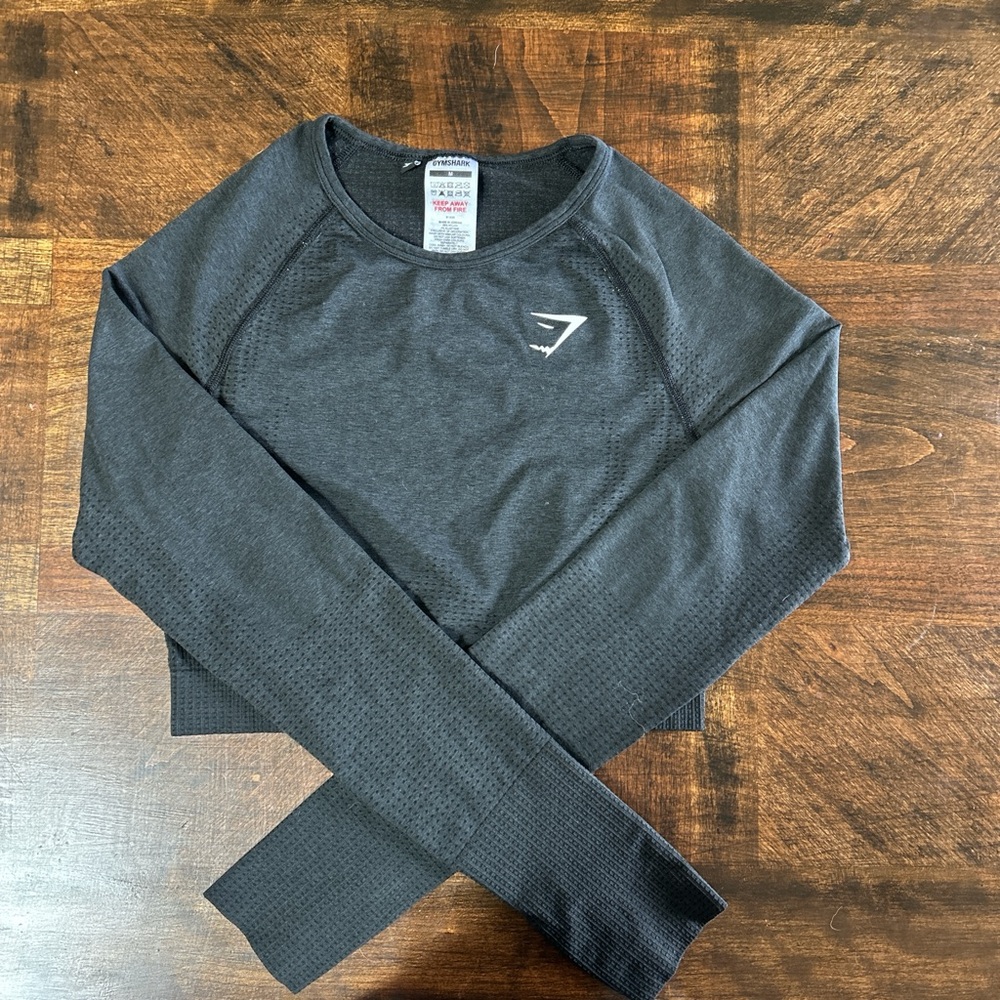 Gymshark Charcoal Long Sleeve Top
